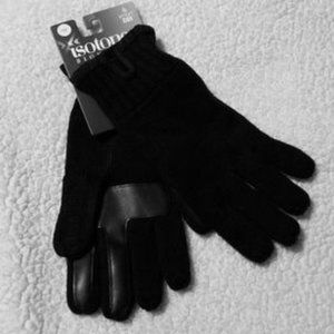 NWT Isotoner Black Touchscreen gloves